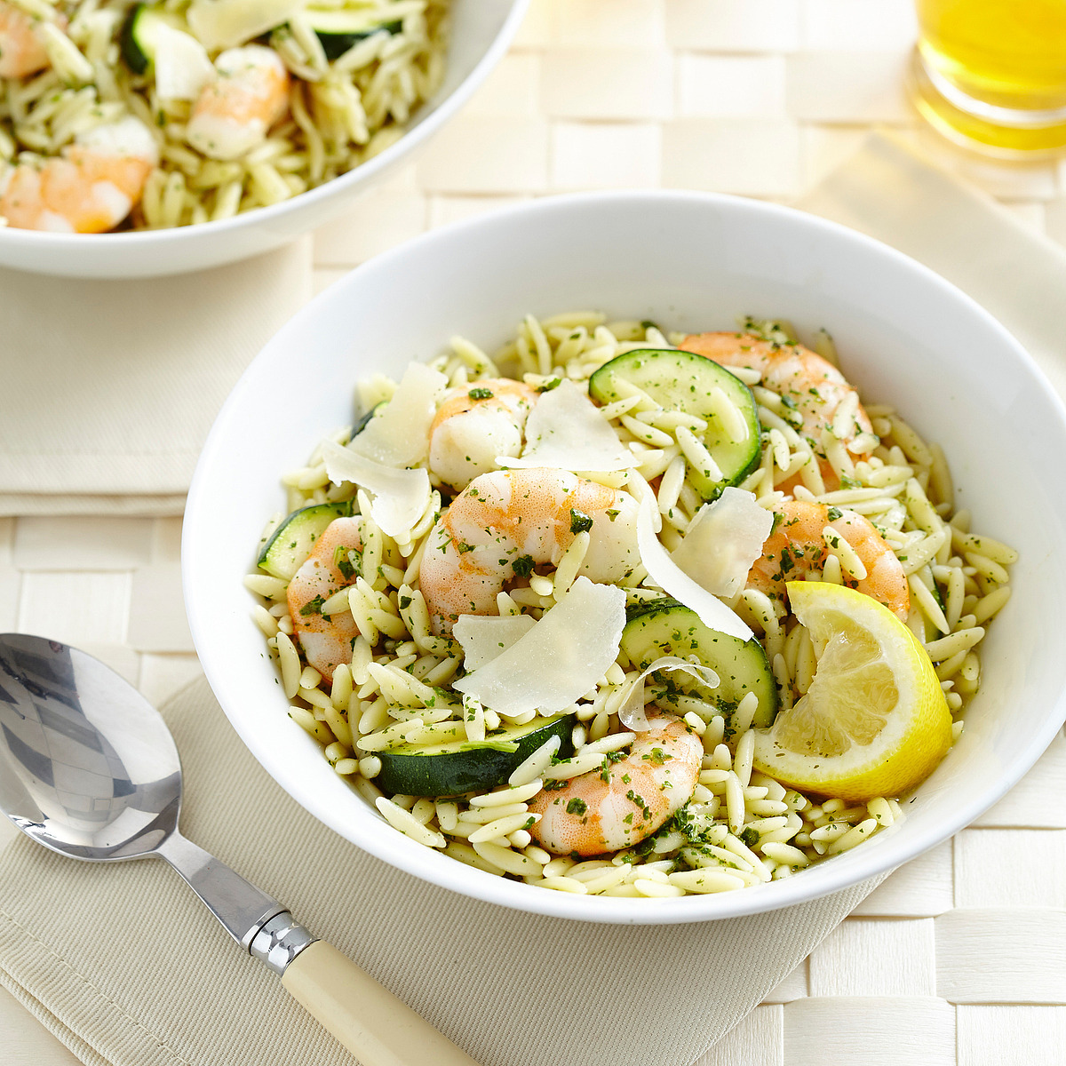Pesto Shrimp Pasta
