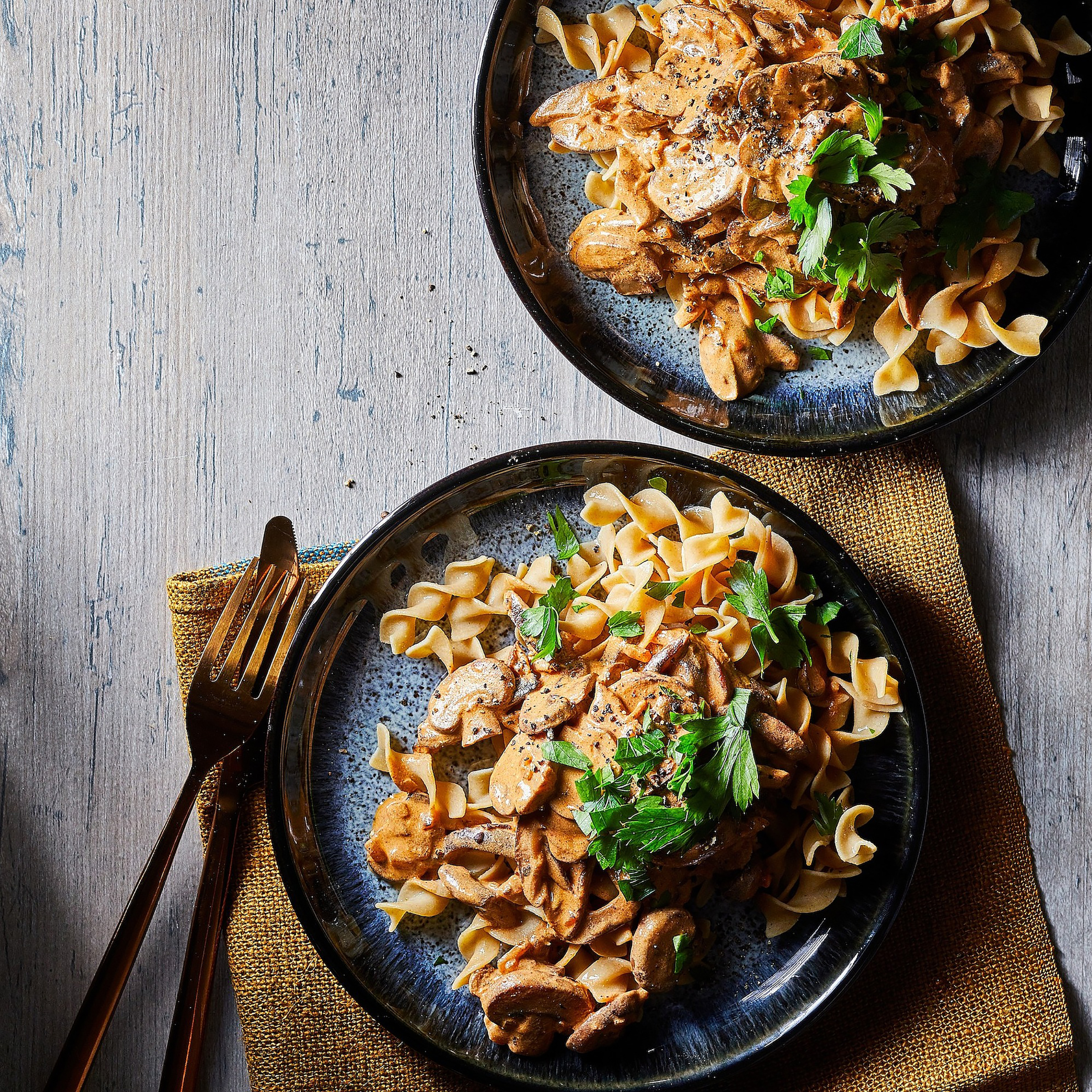 Vegetarian Mushroom Paprikash