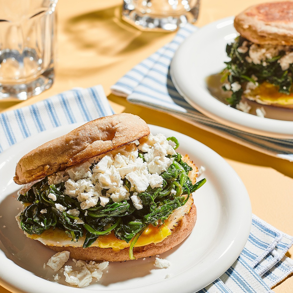 Spanakopita Breakfast Sandwiches
