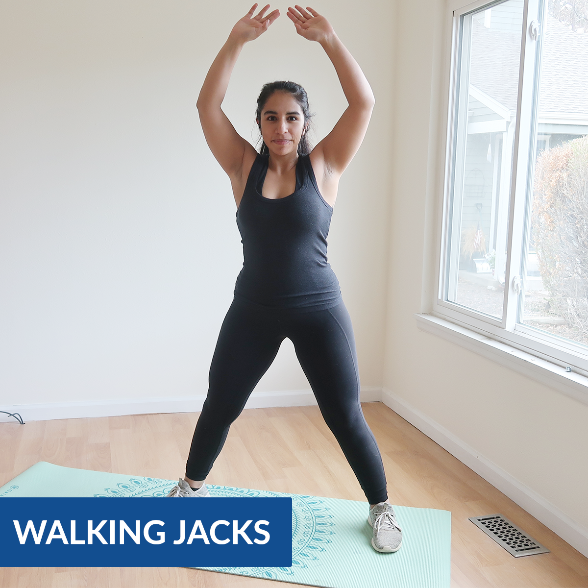 walking jacks exercise